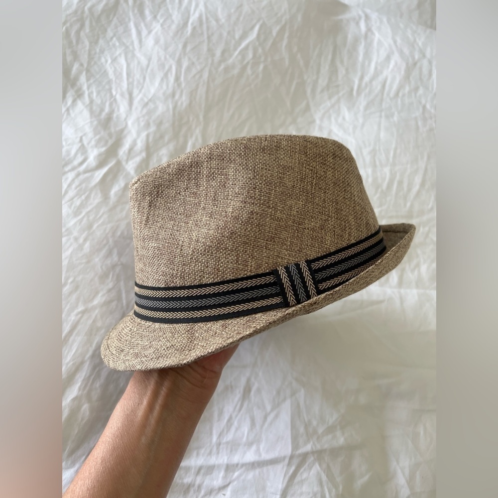 STETSON | Traveler Beige Fedora Hat Size Band Measurement Approximate 22”